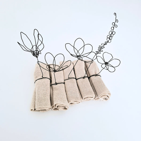 חבקי פרחים למפיות