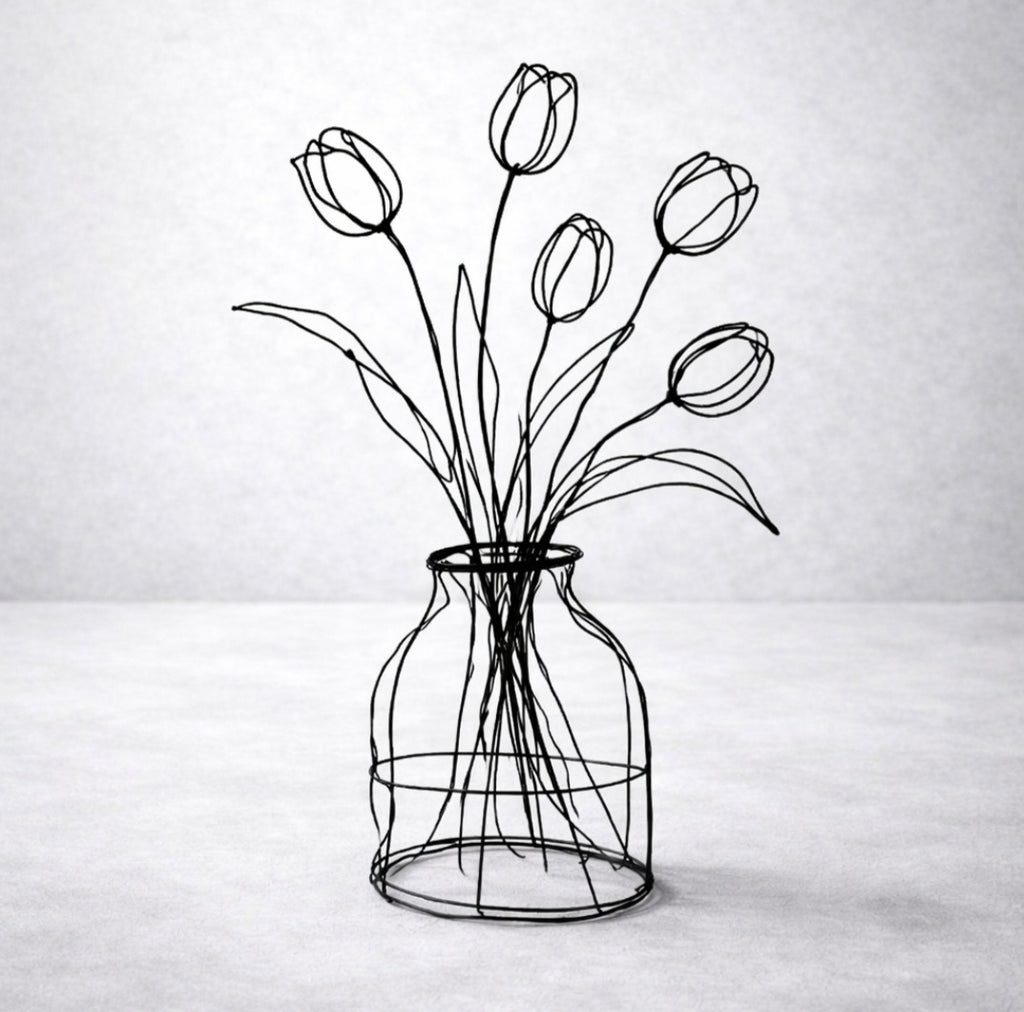 זר טוליפים אגרטל קווי