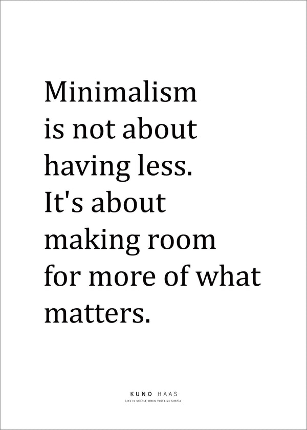 הדפס מינימליזם לבן