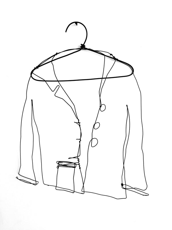 מעיל קצר מחוטי מתכת