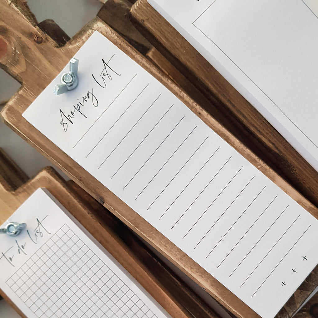 מתלה עץ - Shopping list