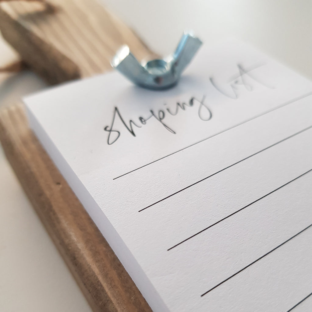 מתלה עץ - Shopping list