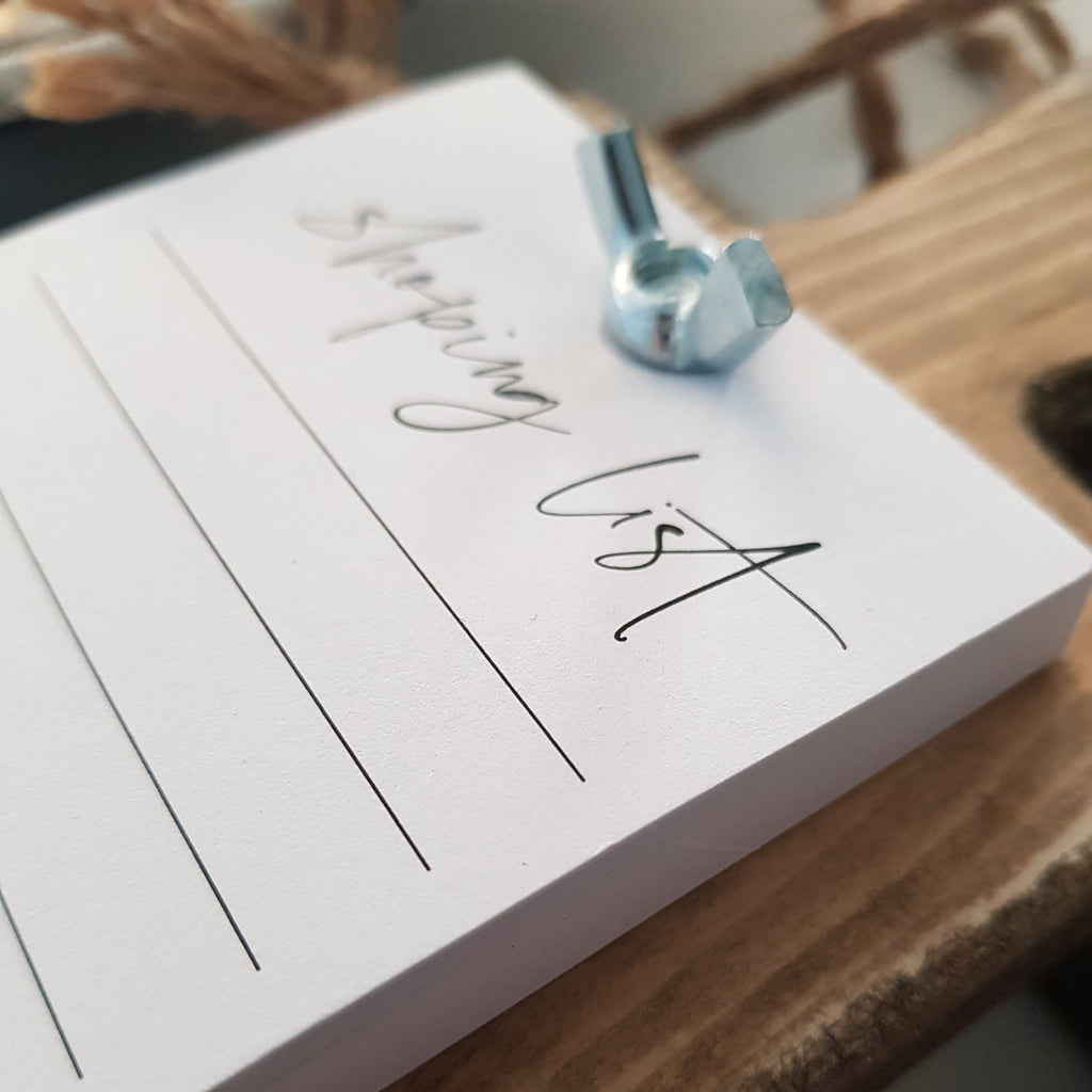 מתלה עץ - Shopping list