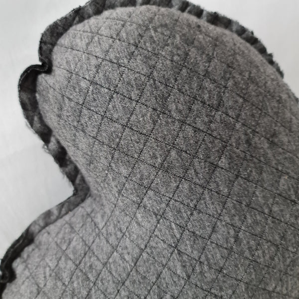 כרית לב קווילט עדין