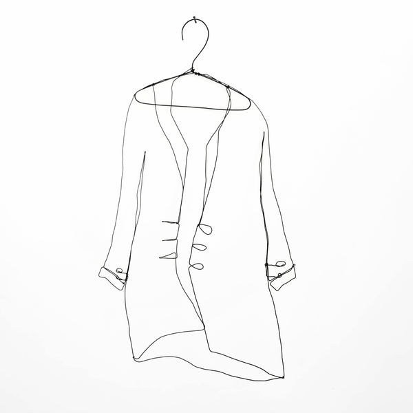 מעיל ארוך פתוח