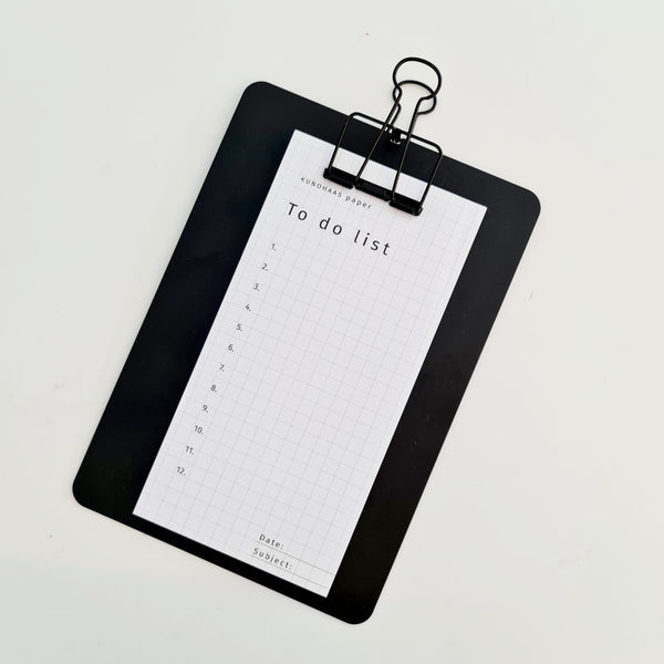 קליפבורד שחור a5