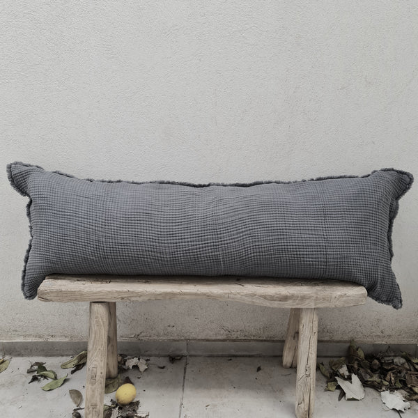 כרית זוגית טטרה אפורה