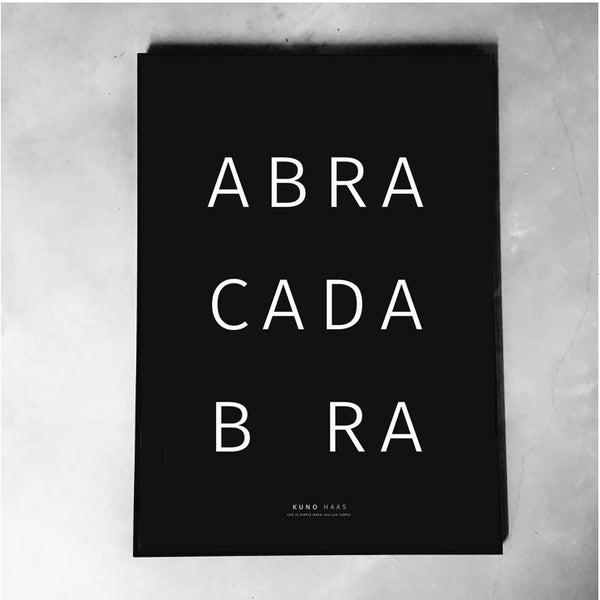 תמונה ממוסגרת אברא שחור